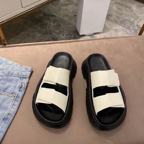 official website 70% off outlet new style summer women thick soled slippers luxury brand designers design female flats shoes genuine leather, Black
official website 70% off outlet new style summer women thick soled slippers luxury brand designers design female flats shoes genuine leather, Black