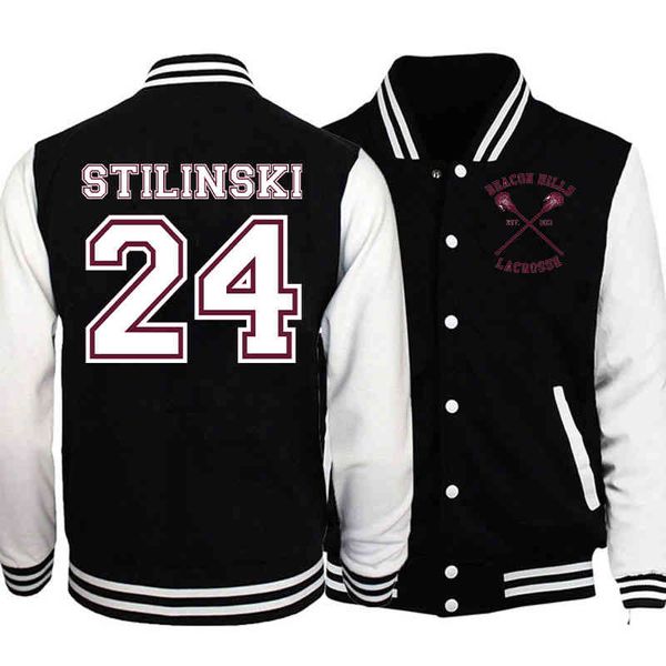 men's jackets teenage wolf anime baseball jacket uniform from the male bomber team mccall 11 lacrosse stilinski 24 lahey 14 print men&#, Black;brown
men's jackets teenage wolf anime baseball jacket uniform from the male bomber team mccall 11 lacrosse stilinski 24 lahey 14 print men&#, Black;brown