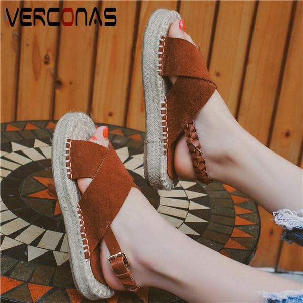 dress shoes verconas women classic design platforms flats arrival basic round toe straw sandals thick heels concise woman, Black
dress shoes verconas women classic design platforms flats arrival basic round toe straw sandals thick heels concise woman, Black
