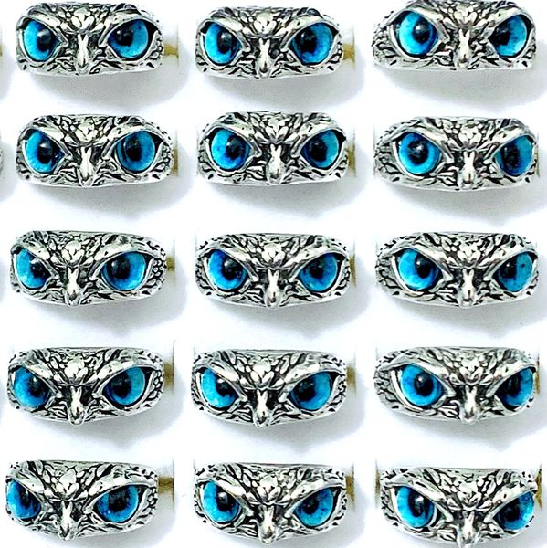 bulk lots 30pcs blue eye owl vintage rings retro punk gothic rock women men cool biker party gifts jewelry, Golden;silver
bulk lots 30pcs blue eye owl vintage rings retro punk gothic rock women men cool biker party gifts jewelry, Golden;silver