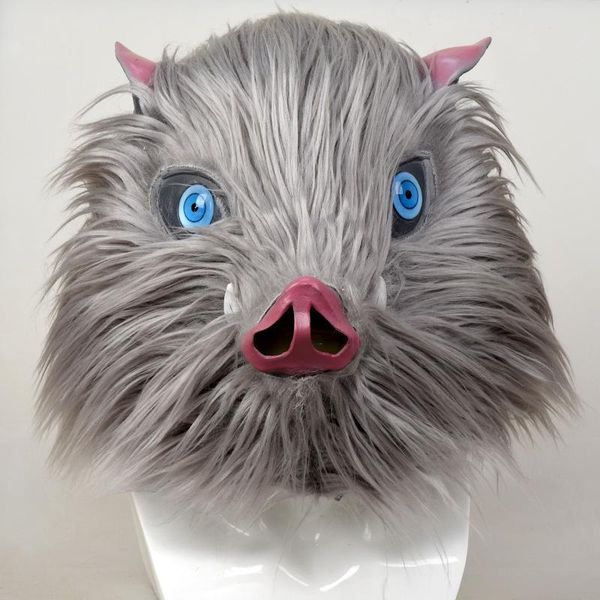 party masks demon slayer: kimetsu no yaiba cosplay hashibira inosuke latex mask holloween masquerade helmet further feather hood prop
party masks demon slayer: kimetsu no yaiba cosplay hashibira inosuke latex mask holloween masquerade helmet further feather hood prop