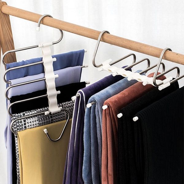 hangers & racks 5 in 1 trouser storage rack adjustable pants tie shelf closet organizer stainless steel wardrobe clothes hanger
hangers & racks 5 in 1 trouser storage rack adjustable pants tie shelf closet organizer stainless steel wardrobe clothes hanger