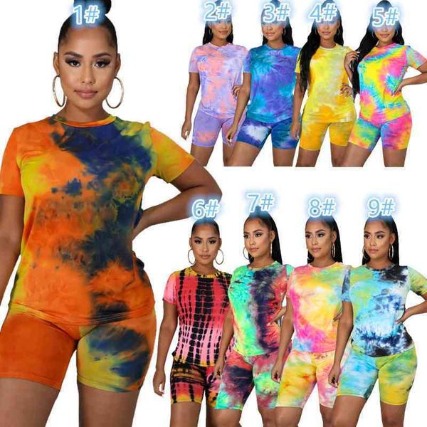 women plus size tracksuits tie-dyed print pullover short sleeved t-shirt+shorts 2 pieces set casual outfits ladies summer clothes s-xxxxl, White
women plus size tracksuits tie-dyed print pullover short sleeved t-shirt+shorts 2 pieces set casual outfits ladies summer clothes s-xxxxl, White