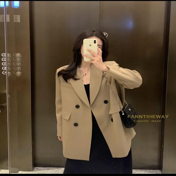 women's suits & blazers trendy blazer jacket 2021 spring and autumn korean age reducing casual suit, White;black
women's suits & blazers trendy blazer jacket 2021 spring and autumn korean age reducing casual suit, White;black