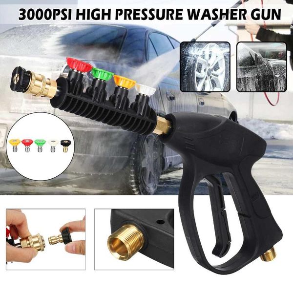 high pressure water guns kit trigger 3000psi portable handheld car washer gun with 5 nozzles spray tips 1/4" quick connector
high pressure water guns kit trigger 3000psi portable handheld car washer gun with 5 nozzles spray tips 1/4" quick connector