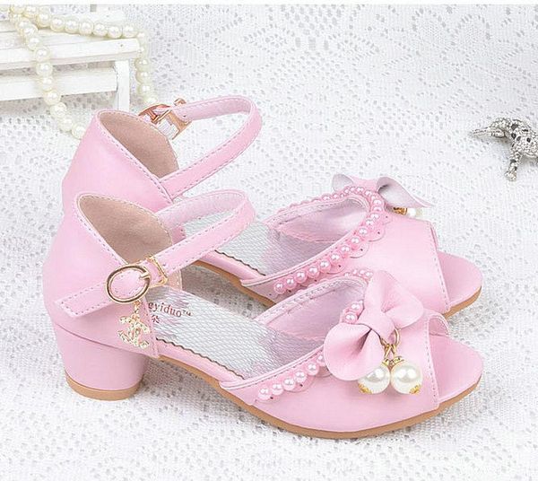 sandals cool summer children's kids girls princess leather shoes pearl chain high heels bowtie -12 years old, Black;red
sandals cool summer children's kids girls princess leather shoes pearl chain high heels bowtie -12 years old, Black;red