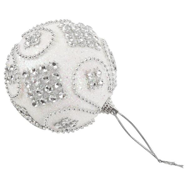 christmas decorations 6pcs tree hanging diamond chain balls diameter 8cm ball xmas party wedding ornament(white)
christmas decorations 6pcs tree hanging diamond chain balls diameter 8cm ball xmas party wedding ornament(white)