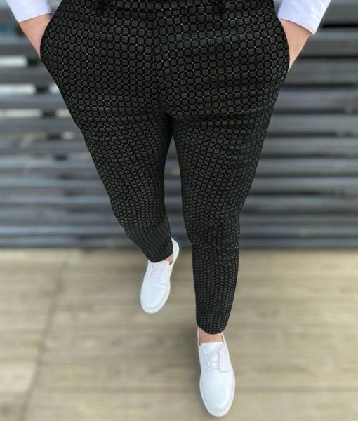 men's pants plaid spot for men fashion business casual long trousers suit wedding party dress social clothing breathable, Black
men's pants plaid spot for men fashion business casual long trousers suit wedding party dress social clothing breathable, Black