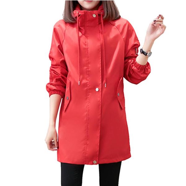women's trench coats fashion windbreaker women 2021spring medium long section of embroidered waist was thin large size loose coat windb, Tan;black
women's trench coats fashion windbreaker women 2021spring medium long section of embroidered waist was thin large size loose coat windb, Tan;black