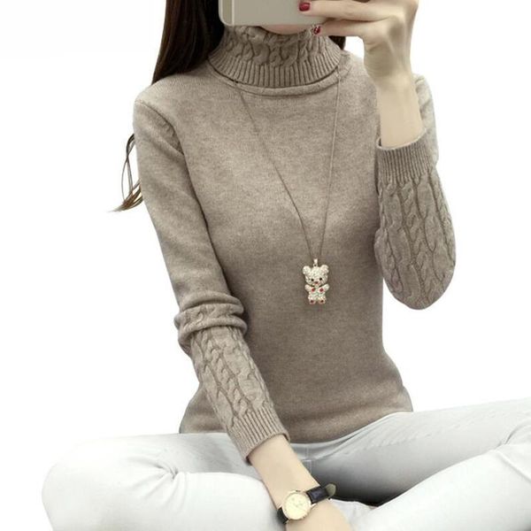 turtleneck polyester winter thick womens sweaters warm and pullovers knit long sleeve cashmere sweater female jumper, White;black
turtleneck polyester winter thick womens sweaters warm and pullovers knit long sleeve cashmere sweater female jumper, White;black