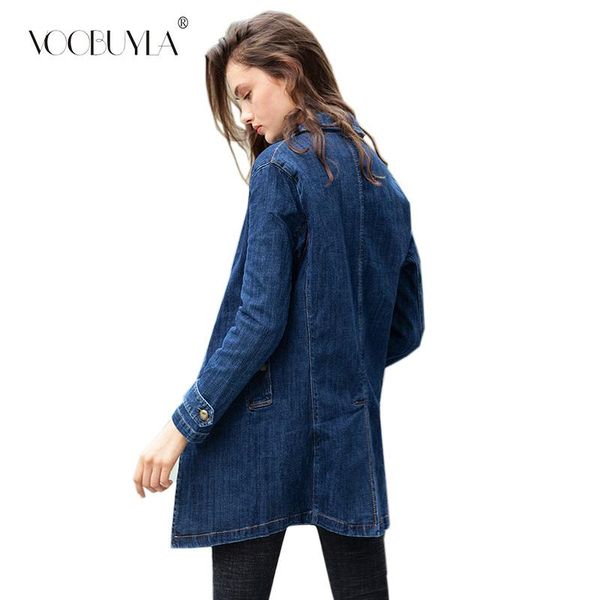 women's jackets voobuyla 2021 solid jeans jacket women vintage long denim coat autumn winter casual sleeve slim outwears femme, Black;brown
women's jackets voobuyla 2021 solid jeans jacket women vintage long denim coat autumn winter casual sleeve slim outwears femme, Black;brown