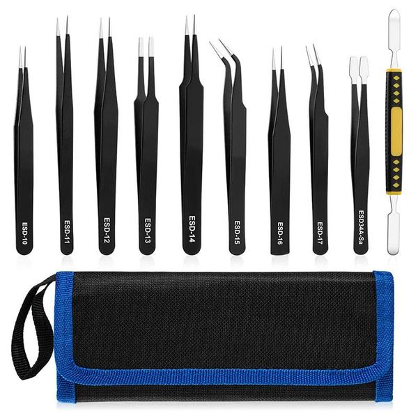 pcs precision tweezers set, premium craft kit, stainless steel electronic esd tweezers,anti-static cell phone repairing tools
pcs precision tweezers set, premium craft kit, stainless steel electronic esd tweezers,anti-static cell phone repairing tools