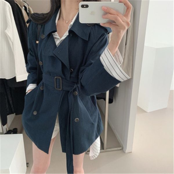 women's jackets ins elegant double-breasted suit for simply solid ladies high belt thick ol vinatge k4z0, Black;brown
women's jackets ins elegant double-breasted suit for simply solid ladies high belt thick ol vinatge k4z0, Black;brown
