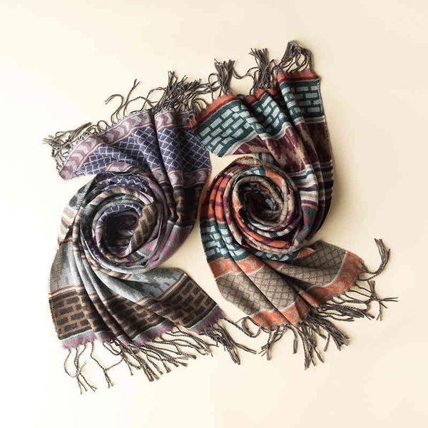 scarves 2021 fashion warm national style scarf autumn winter korean shawl creative gift taobao, Blue;gray
scarves 2021 fashion warm national style scarf autumn winter korean shawl creative gift taobao, Blue;gray