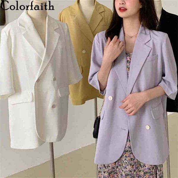 summer women's blazers solid multi 4 colors casual three quarter loose jacket notched lady wild ba7310 210427, White;black
summer women's blazers solid multi 4 colors casual three quarter loose jacket notched lady wild ba7310 210427, White;black
