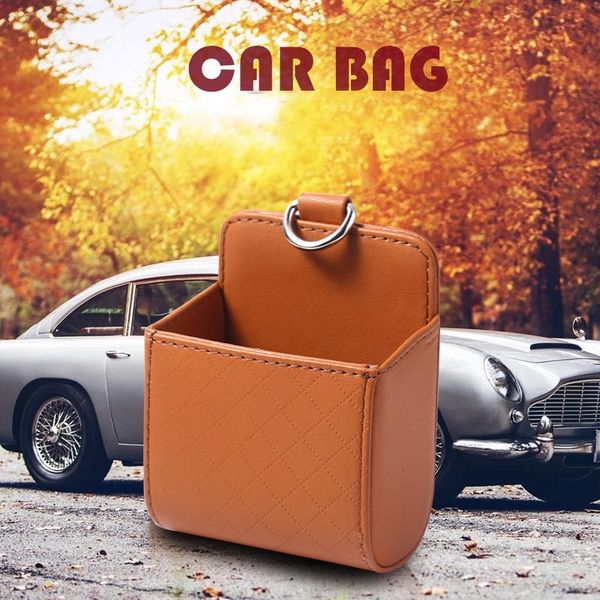 car organizer auto vent outlet trash box pu leather mobile phone holder storage bag automobile hanging with hook 2021
car organizer auto vent outlet trash box pu leather mobile phone holder storage bag automobile hanging with hook 2021