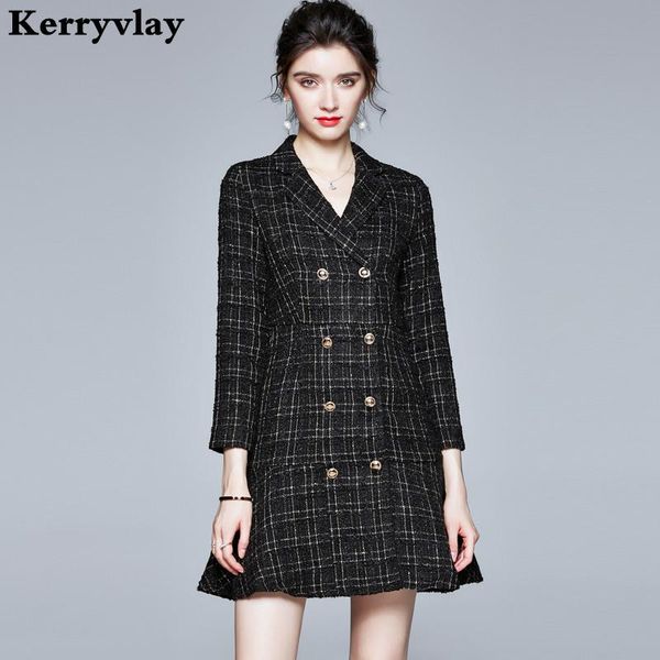 casual dresses vintage tweed double breasted plaid small fragrance suit jacket women long sleeve retro gothic coat ropa mujer k8832, Black;gray
casual dresses vintage tweed double breasted plaid small fragrance suit jacket women long sleeve retro gothic coat ropa mujer k8832, Black;gray