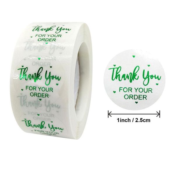 500pcs round green thank you for your order stickers seal labels wedding party gift decor business envelope package wrap
500pcs round green thank you for your order stickers seal labels wedding party gift decor business envelope package wrap