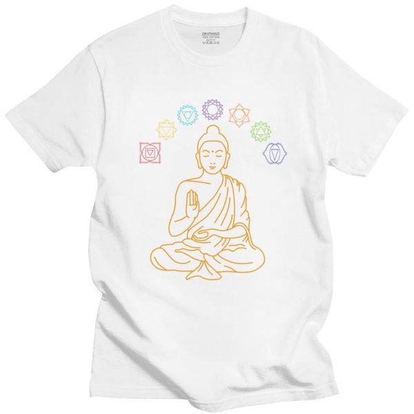 fashion casual men's t-shirts seven chakras meditating buddha o-neck short sleeve tees shirt graphic cotton all-match, White;black
fashion casual men's t-shirts seven chakras meditating buddha o-neck short sleeve tees shirt graphic cotton all-match, White;black