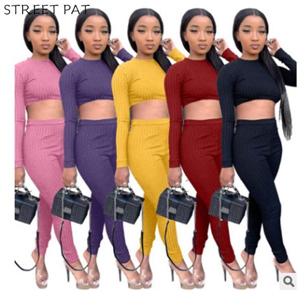women's tracksuits fall 2021 knitted two piece set women long sleeve crop leggings jogger suit tracksuit matching fitness outfits, Gray
women's tracksuits fall 2021 knitted two piece set women long sleeve crop leggings jogger suit tracksuit matching fitness outfits, Gray