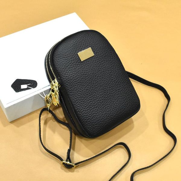 evening bags double layers design mini women shoulder grained real cow leather zipper handbag crossbody bag quality smart phone 2021
evening bags double layers design mini women shoulder grained real cow leather zipper handbag crossbody bag quality smart phone 2021
