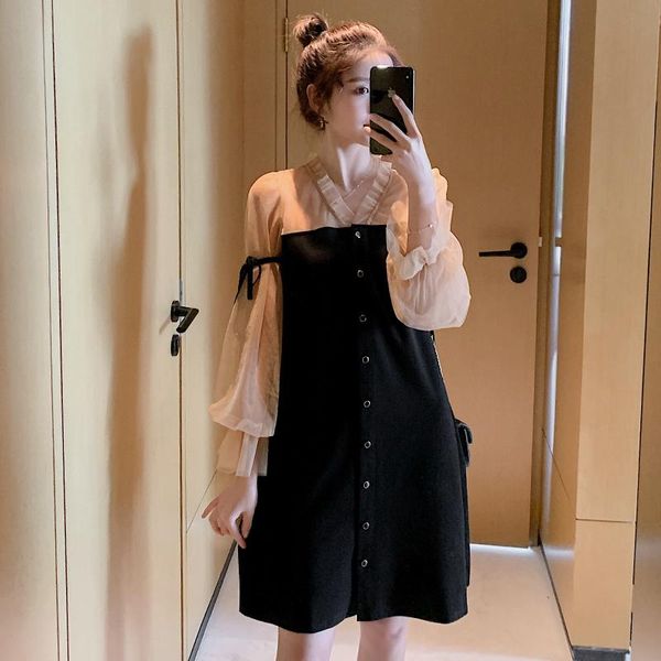 maternity dresses 8023# clothes v neck nursing dress spring autumn mid-long breastfeeding, White
maternity dresses 8023# clothes v neck nursing dress spring autumn mid-long breastfeeding, White