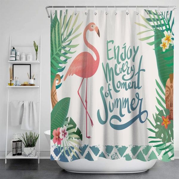 shower curtains tropical plants flowers printed bathroom flamingo curtain waterproof bath screen home decoration
shower curtains tropical plants flowers printed bathroom flamingo curtain waterproof bath screen home decoration