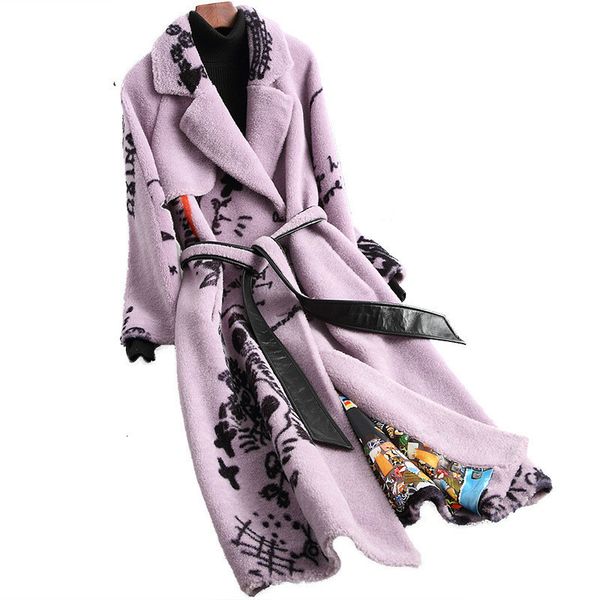 women's wool & blends winter long wool real skin plus size jacket impression thick turn-down collar thin quality lilac outwear ja eifj, Black
women's wool & blends winter long wool real skin plus size jacket impression thick turn-down collar thin quality lilac outwear ja eifj, Black
