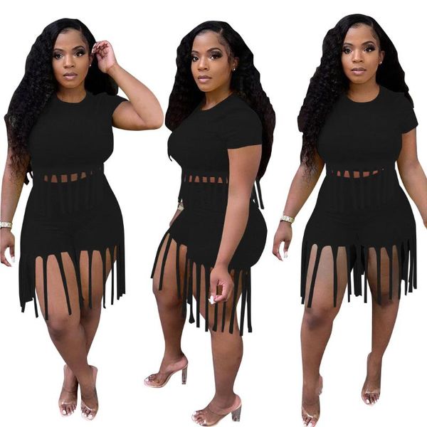 women's tracksuits classic all black tassel patchwork tracksuit two piece sets womens outfits slim short sleeve pullover biker shorts s, Gray
women's tracksuits classic all black tassel patchwork tracksuit two piece sets womens outfits slim short sleeve pullover biker shorts s, Gray