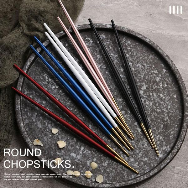 chopsticks double tip sushi stainless steel home cuisine portuguese