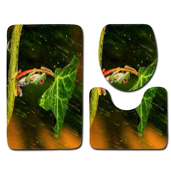 bath mats 3d frog pattern toilet three-piece mat set anti slip carpet bathroom cover seat rug accessories for
bath mats 3d frog pattern toilet three-piece mat set anti slip carpet bathroom cover seat rug accessories for