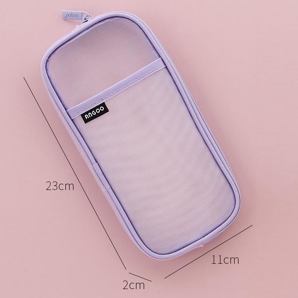 pencil bags 1pcs angoo transparent mesh case pen bag ice cream color storage pouch organizer for stationery school a6452
pencil bags 1pcs angoo transparent mesh case pen bag ice cream color storage pouch organizer for stationery school a6452