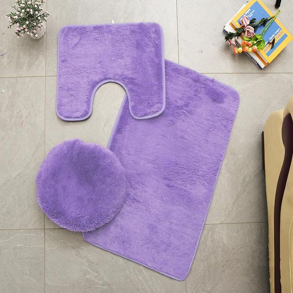 carpets 2pcs microfiber bathroom rugs set shaggy soft bath mat & u-shaped toilet rug non-slip machine wash dry absorbent shower fq-i
carpets 2pcs microfiber bathroom rugs set shaggy soft bath mat & u-shaped toilet rug non-slip machine wash dry absorbent shower fq-i