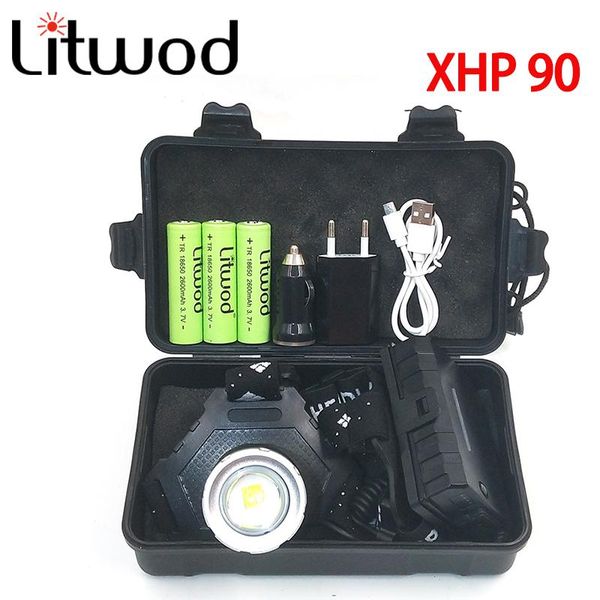 headlamps litwod super bright xhp90 led headlight aluminum waterproof fishing hunting 3*18650 battery 30w
headlamps litwod super bright xhp90 led headlight aluminum waterproof fishing hunting 3*18650 battery 30w