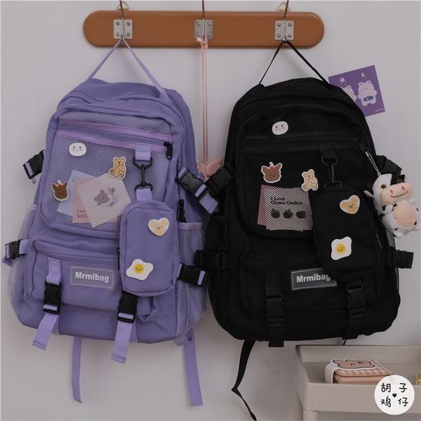 vintage sense of solid color school bag female korean version harajuku ulzzang retro wild girl student backpack
vintage sense of solid color school bag female korean version harajuku ulzzang retro wild girl student backpack