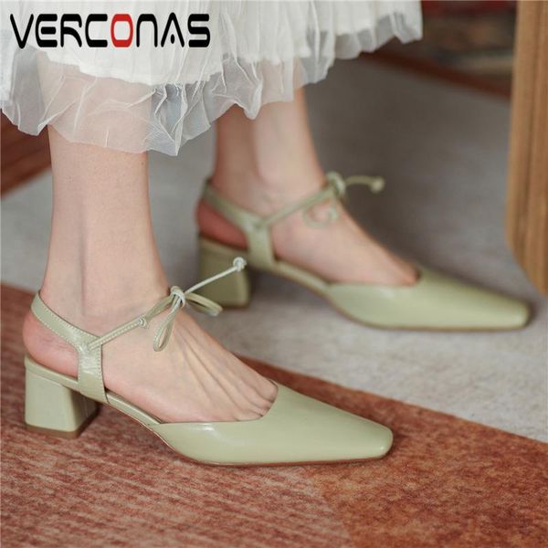 dress shoes verconas sweet elegant women sandals summer concise square toe thick heels casual party lace-up woman genuine leather, Black
dress shoes verconas sweet elegant women sandals summer concise square toe thick heels casual party lace-up woman genuine leather, Black