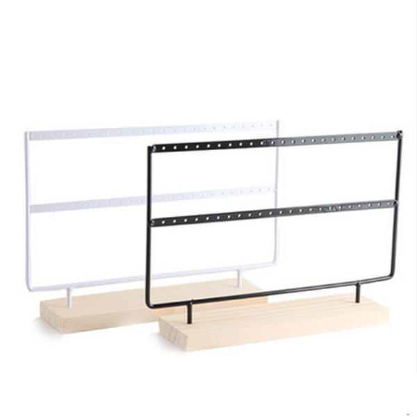 hooks & rails 1pc earring holder rack stand display household metal hanging jewelry storage organizer shelf 44 holes nordic style
hooks & rails 1pc earring holder rack stand display household metal hanging jewelry storage organizer shelf 44 holes nordic style