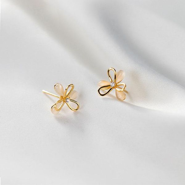 stud real 925 sterling silver earrings for women teen girls cute flower crystal earings korean jewelry 2021 accessories, Golden;silver
stud real 925 sterling silver earrings for women teen girls cute flower crystal earings korean jewelry 2021 accessories, Golden;silver