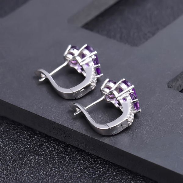 gems ballet 3.37ct natural amethyst gemstone stud earrings 925 sterling silver fine jewelry for women earrings, Golden;silver
gems ballet 3.37ct natural amethyst gemstone stud earrings 925 sterling silver fine jewelry for women earrings, Golden;silver