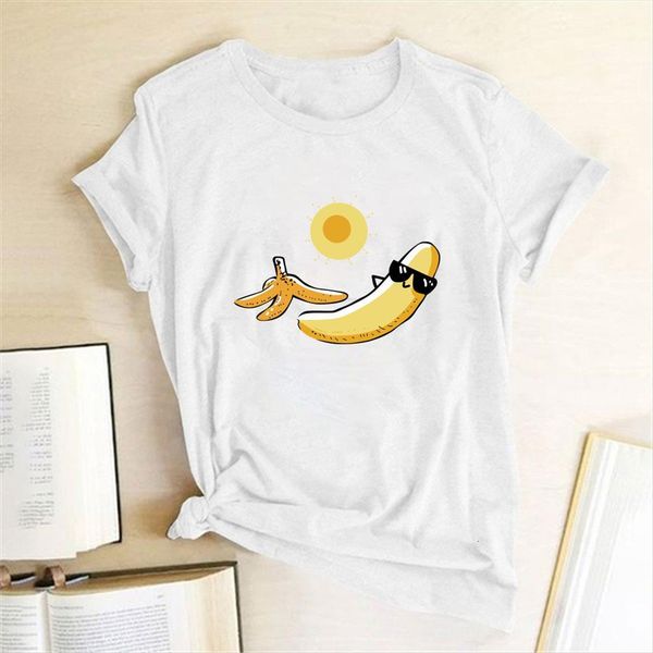 sunbathing banana printed funny summer womens t shirt cute graphic tee for ladies ropa mujer verano, White
sunbathing banana printed funny summer womens t shirt cute graphic tee for ladies ropa mujer verano, White