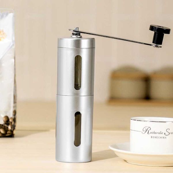 manual coffee grinders black portable hand grinder mini silver bean kitchen tool
manual coffee grinders black portable hand grinder mini silver bean kitchen tool