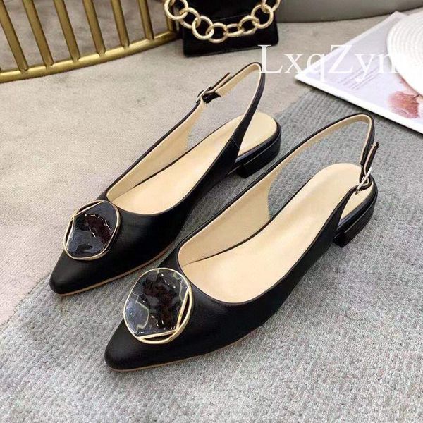 brand pointed toe sandals women genuine leather slingback mules party shoes dress for woman summer, Black
brand pointed toe sandals women genuine leather slingback mules party shoes dress for woman summer, Black
