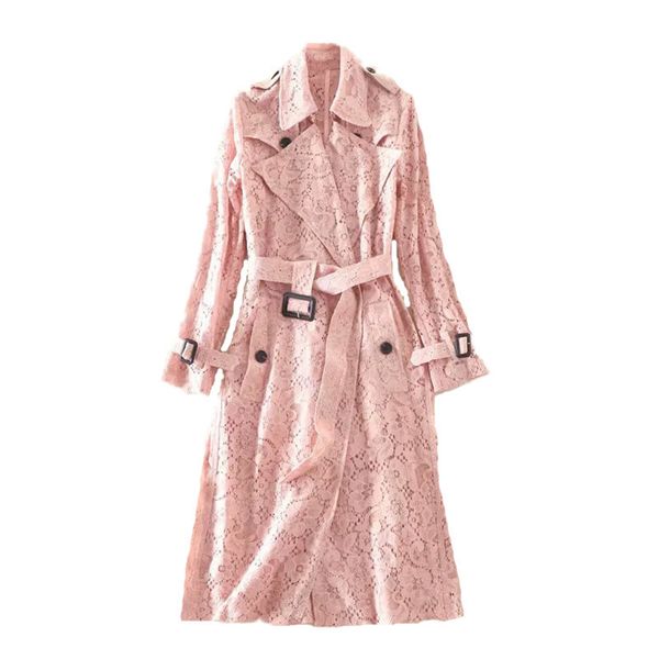 europe and united states latest show with the same paragraph high-quality suit collar tie waist lace trench coat, Black;gray
europe and united states latest show with the same paragraph high-quality suit collar tie waist lace trench coat, Black;gray