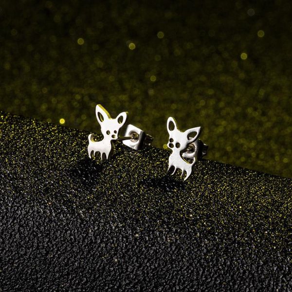 stud arrival chihuahua stainless steel earrings for women cute dog studs jewelry pet animal, Golden;silver
stud arrival chihuahua stainless steel earrings for women cute dog studs jewelry pet animal, Golden;silver