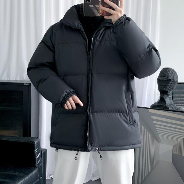 men's down & parkas men winter parka coat jacket waterproof hip hop streetwear warm solid color women, Black
men's down & parkas men winter parka coat jacket waterproof hip hop streetwear warm solid color women, Black