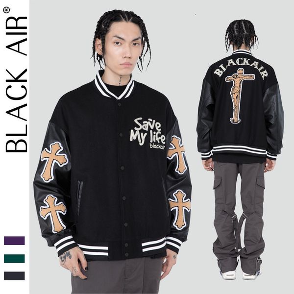 men's tracksuits madeextreme 2021 autumn winter towel embroidered cross baseball suit pu leather sleeve men's et, Gray
men's tracksuits madeextreme 2021 autumn winter towel embroidered cross baseball suit pu leather sleeve men's et, Gray