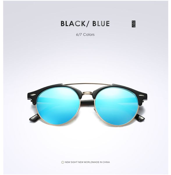 wholesale-fashion mens club round sunglasses polarized womens brand designer polaroid double bridge sunglasses oculos de sol, White;black
wholesale-fashion mens club round sunglasses polarized womens brand designer polaroid double bridge sunglasses oculos de sol, White;black