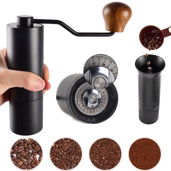 manual coffee grinders portable grinder espresso bean stainless steel handmade burr with gift box
manual coffee grinders portable grinder espresso bean stainless steel handmade burr with gift box
