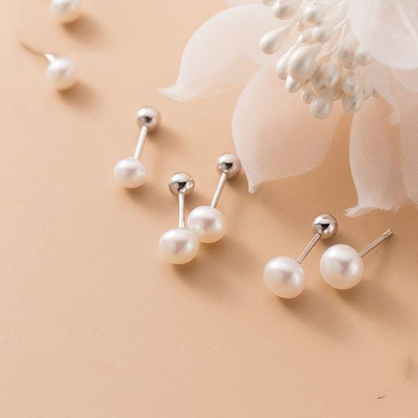 jazaz lovely cute korean natural pearl spiral bead stud earrings for women genuine 925 sterling silver chic daily wear, Golden;silver
jazaz lovely cute korean natural pearl spiral bead stud earrings for women genuine 925 sterling silver chic daily wear, Golden;silver