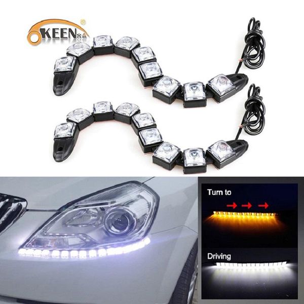 interior&external lights okeen 2pcs flexible fog turn light day time running auto head lamp waterproof 10w bright led car styling
interior&external lights okeen 2pcs flexible fog turn light day time running auto head lamp waterproof 10w bright led car styling